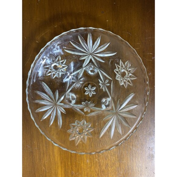 Vintage Anchor Hocking 3 Footed Candy Dish 6.5” Early American Prescut - Picture 5 of 8